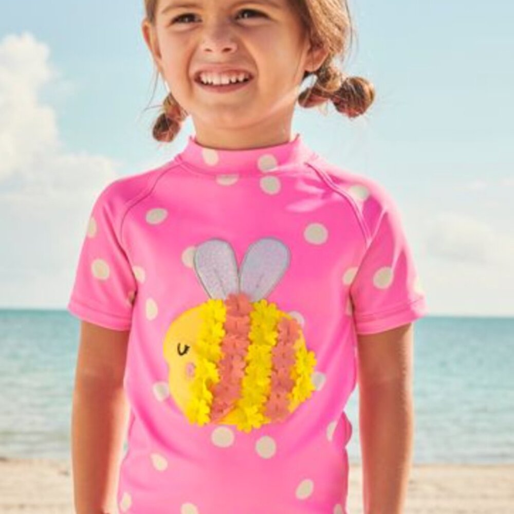 Pink Bee 2 Piece Sunsafe Swimset (12-18 months)